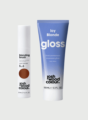 Colour Extender Kit: Brown Blending Brush & Icy Gloss