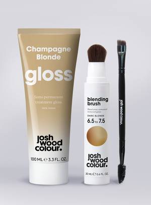 Colour Extender Kit: Blonde Blending Brush & Champagne Gloss